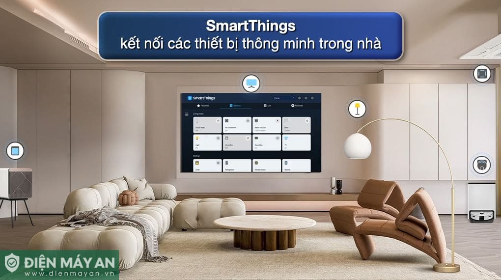Smart Tivi Khung Tranh The Frame QLED Samsung AI 4K 65 inch QA65LS03F (65LS03F)